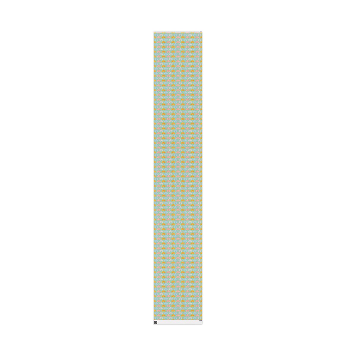 Pastel Green Hanukkah Gelt Pattern Wrapping Paper — Pink and Green Gift Wrap