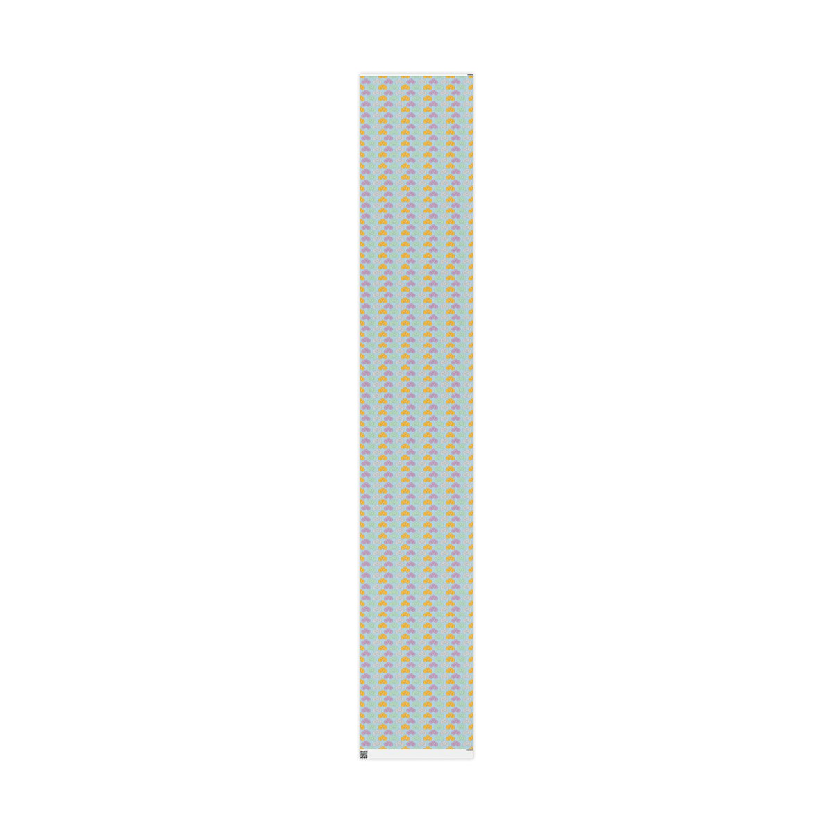Pastel Blue Hanukkah Gelt Wrapping Paper - Blue and Purple Menorah & Dreidel Design Gift Wrap