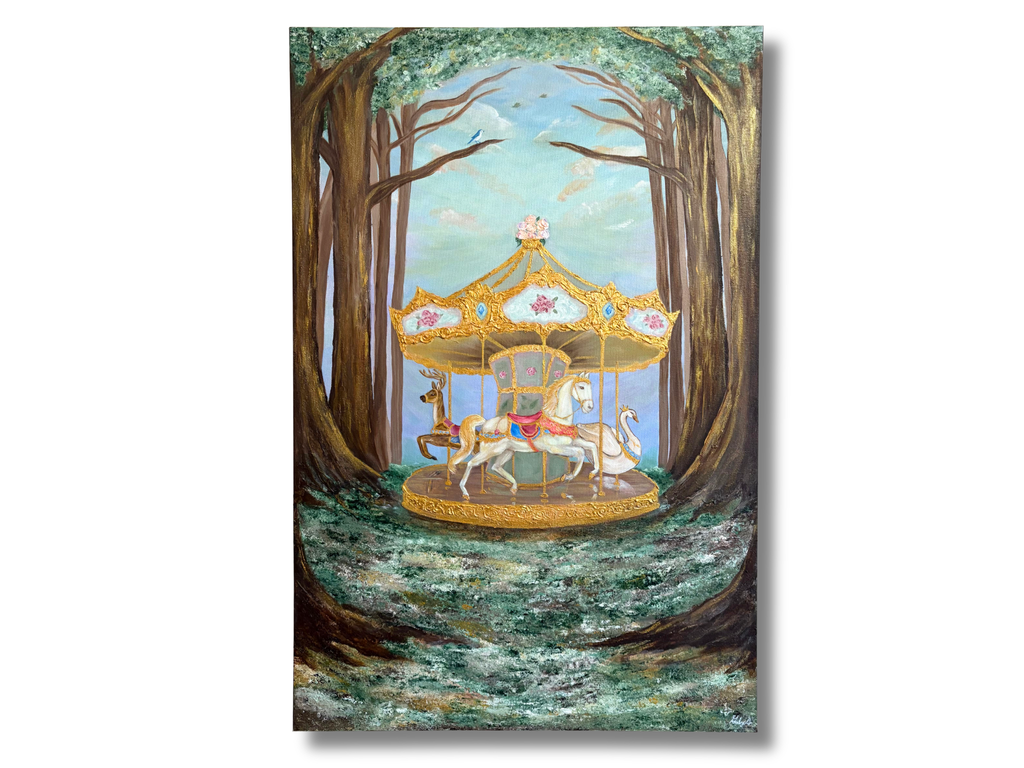 "Once Upon a Memory" Acrylic on Canvas, 36" by 24"