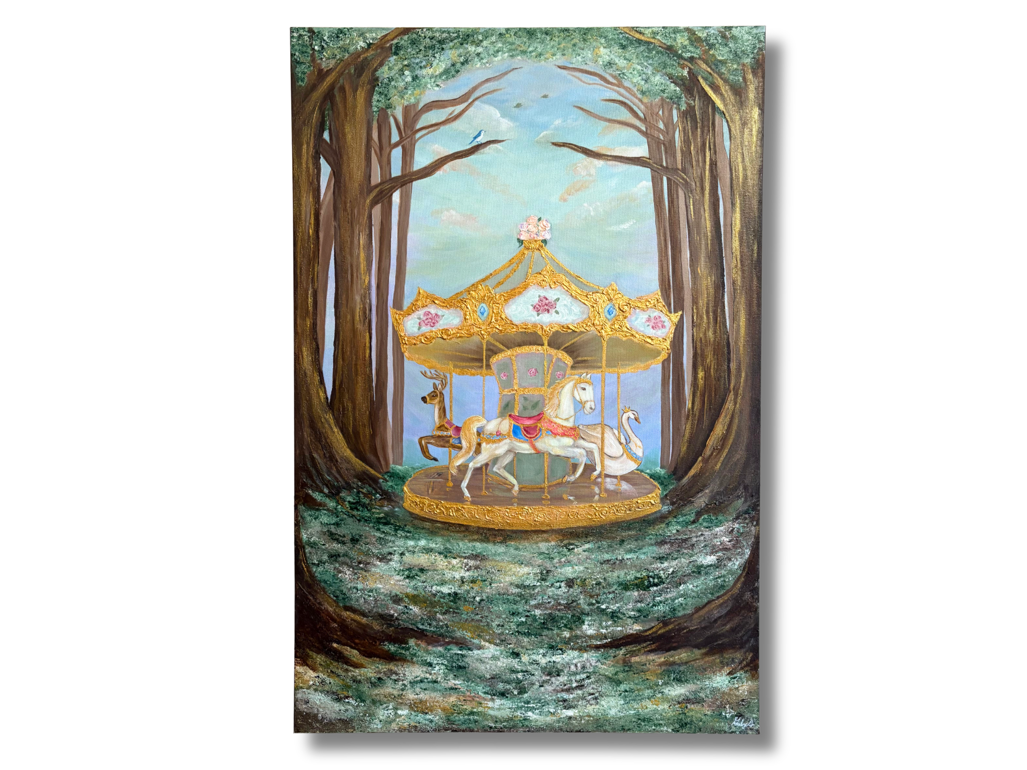 "Once Upon a Memory" Acrylic on Canvas, 36" by 24"