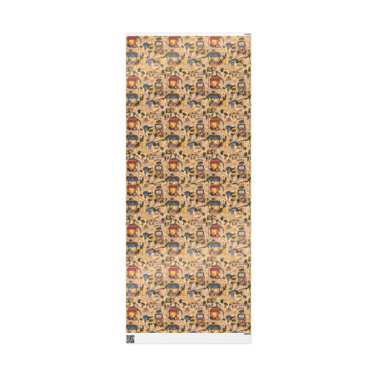 Hanukkah in Italy | Storytelling Hanukkah Wrapping Paper