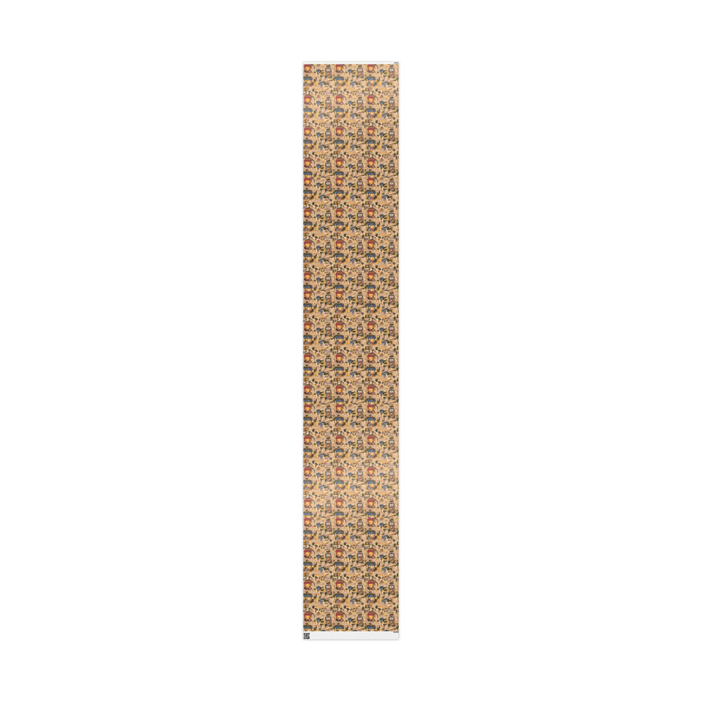 Hanukkah in Italy | Storytelling Hanukkah Wrapping Paper