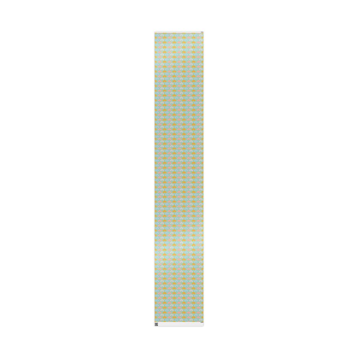 Pastel Green Hanukkah Gelt Pattern Wrapping Paper — Pink and Green Gift Wrap