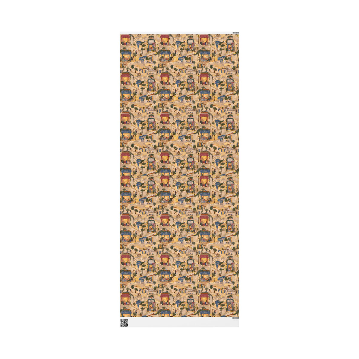 Hanukkah in Italy | Storytelling Hanukkah Wrapping Paper