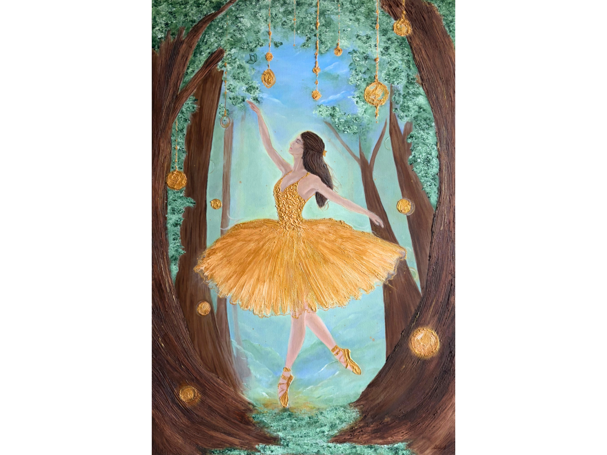 "Once Upon a Melody", Acrylic on Canvas, 36" by 24"