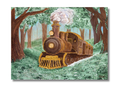 "Choo Choo Train" Acrylic on Canvas, 12"by 16"